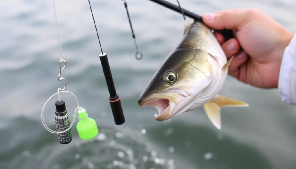 Изображение жерлиц Fishing ROI в действии