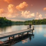 Летний отдых у реки с рыбалкой