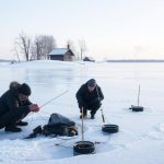 Подледная ловля зимой Украина