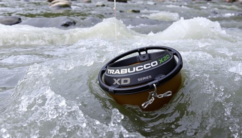 Демонстрація поплавця Trabucco XD Series на сильній течії