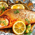 форель в духовке в фольге