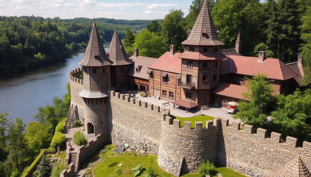 Fort Pirnov Park - крепость на берегу Десны, топ баз отдыха Киевской области
