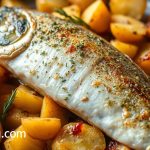хек в духовке с картошкой