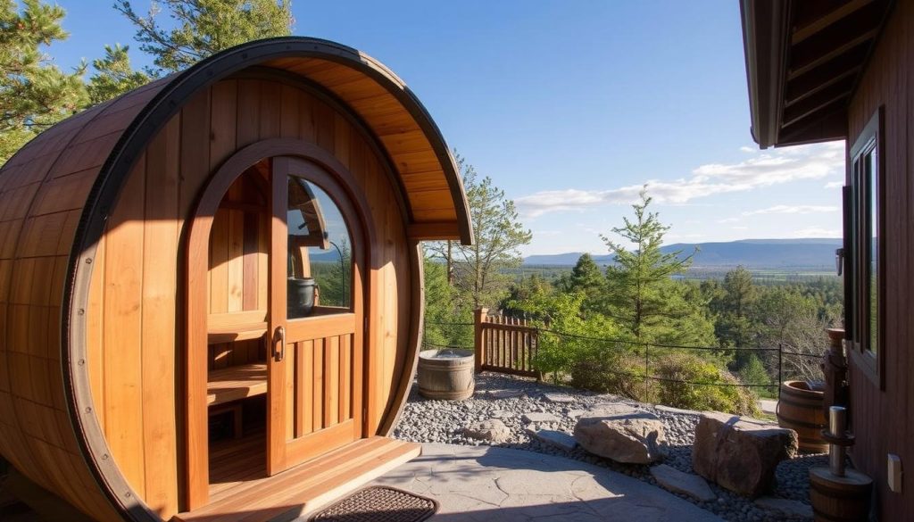 Изображение бани-бочки в TerraMare Residence
