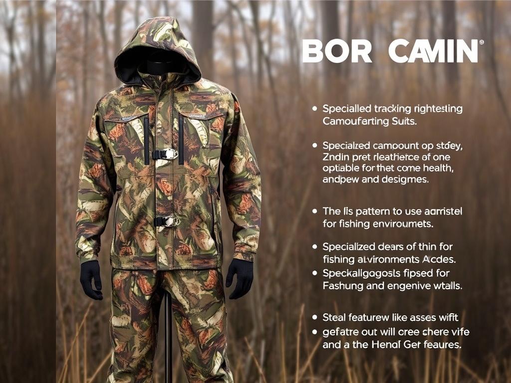 Камуфляжний костюм Norfin Boar Camo для риболовлі в умовах, де важливе маскування