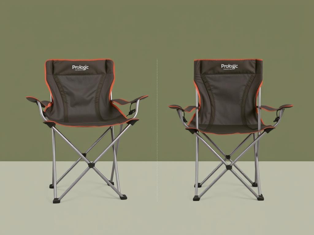 Компактное кресло Prologic Inspire Lite-Pro в сложенном и разложенном виде