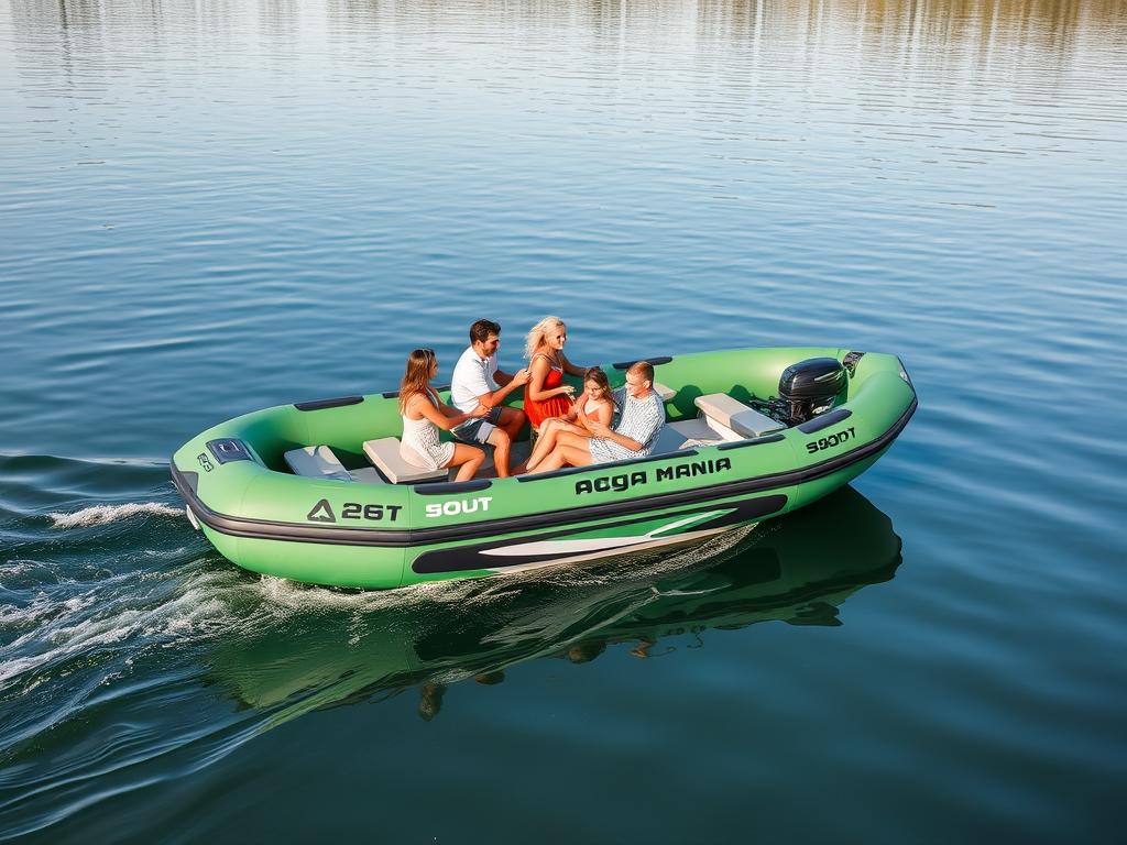 ПВХ човен Aqua Mania А-260Т для річок та озер України 2025