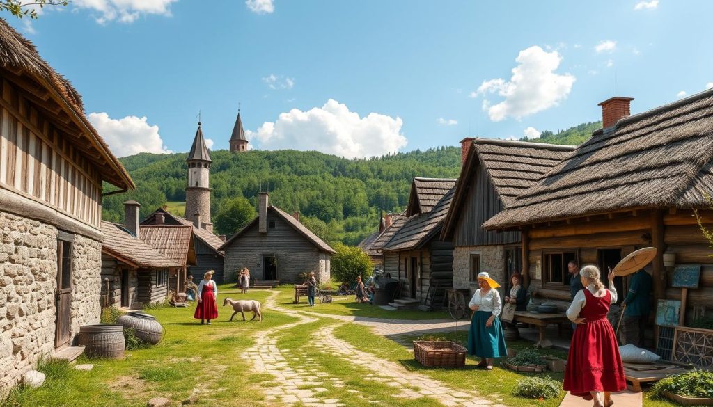 Украинское казацкое село в Белоцерковке