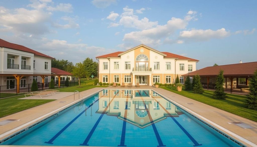 Изображение комплекса Queen Country Club в Козине с бассейном