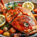 как запечь красную рыбу в духовке