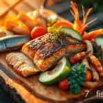 рецепт морепродуктового угощения с авокадо и лососем