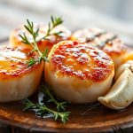 рецепт морского гребешка с чесноком