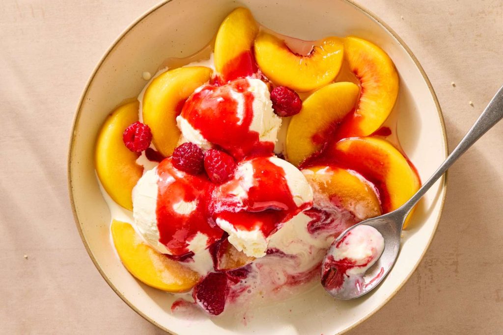 Easy Peach Melba рецепт (30 минут)