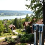 База відпочинку Еко-Затока із зарядкою для електромобілів
