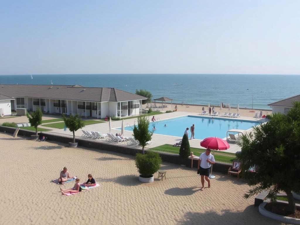 База відпочинку Морський прибій в Чорноморці на Чорному морі