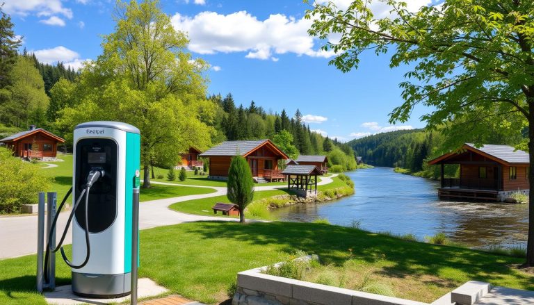 База відпочинку Над Стрипою з зарядкою для електромобілів