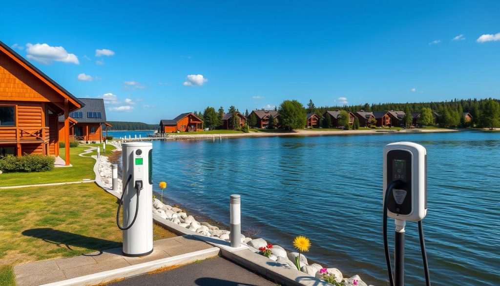 База відпочинку Світязь Преміум з зарядкою для електромобілів на березі озера Світязь
