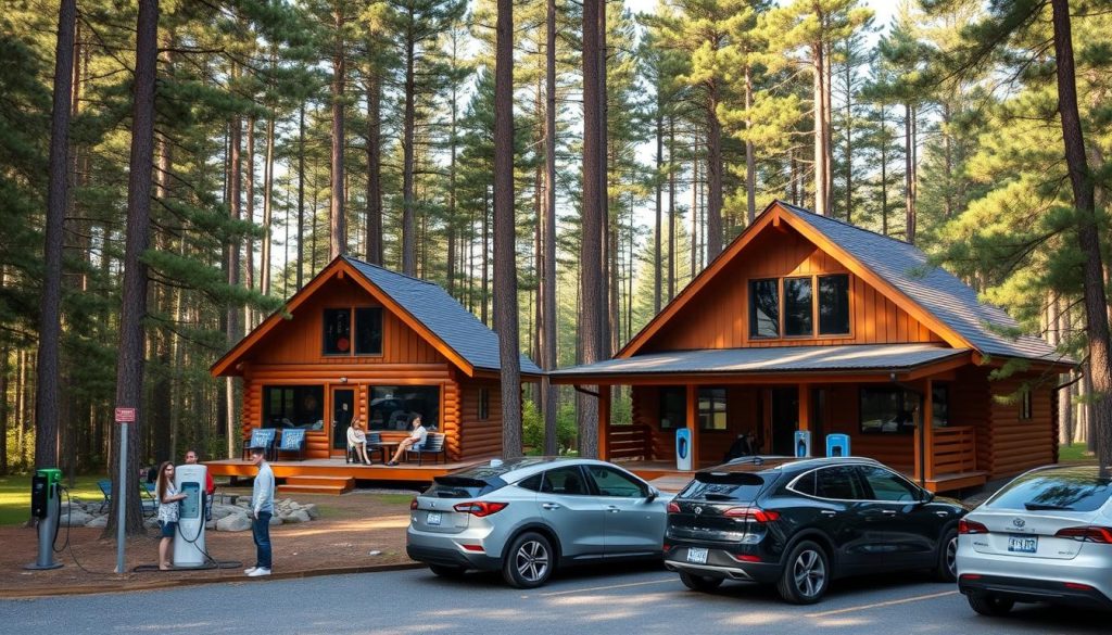 База відпочинку Зелений Гай із зарядкою для електромобілів