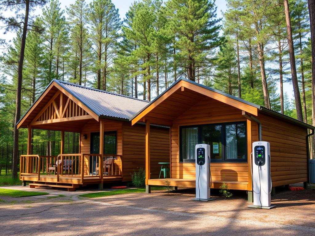 База відпочинку Зелений Гай з зарядкою для електромобілів у Вінницькій області