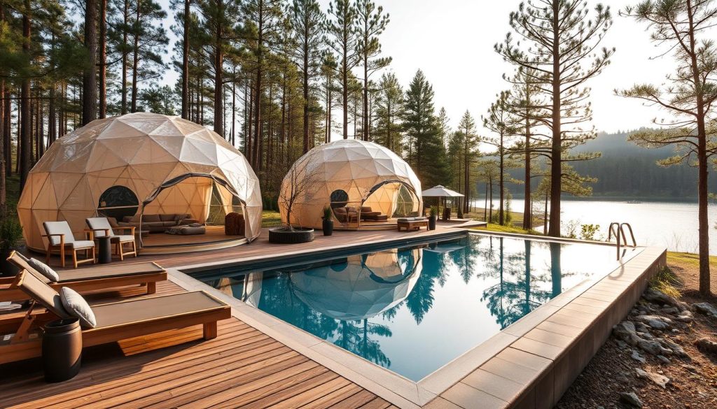 Бутик-отель Moncastro Glamping с подогреваемым бассейном в Вилково