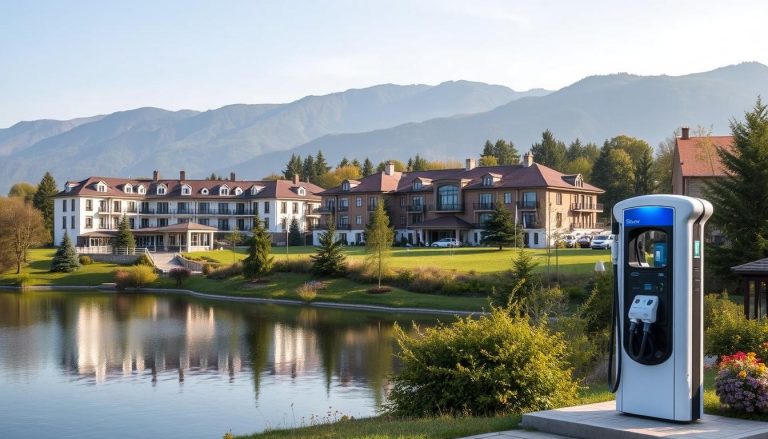 Edem Resort Medical & SPA з зарядною станцією для електромобілів у Львівській області