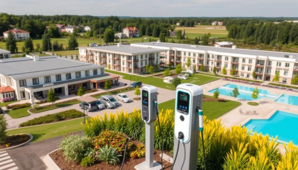 Emily Resort з зарядною станцією для електромобілів у Львівській області