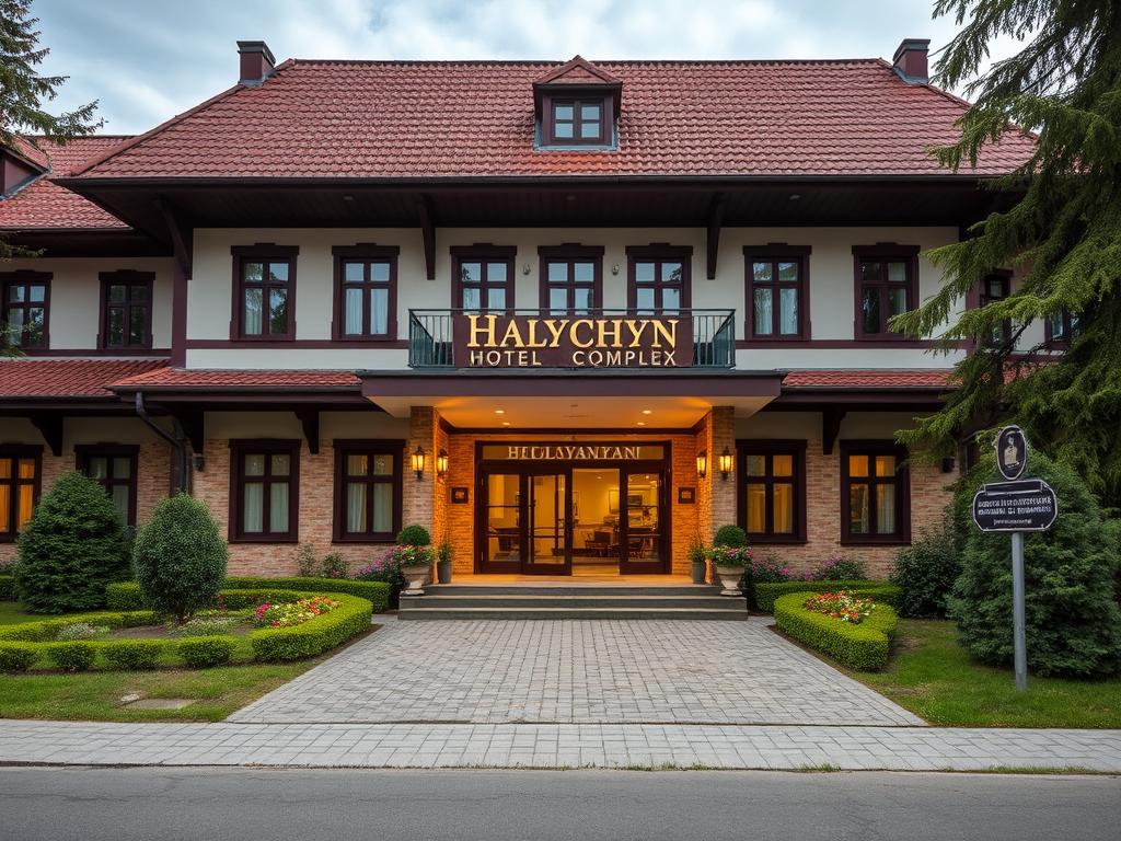 Фасад готельного комплексу Галичина в Тернополі