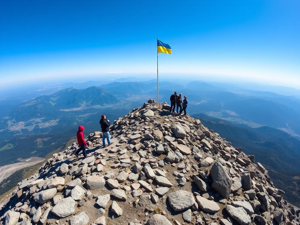 Гора Говерла - высочайшая вершина Украины