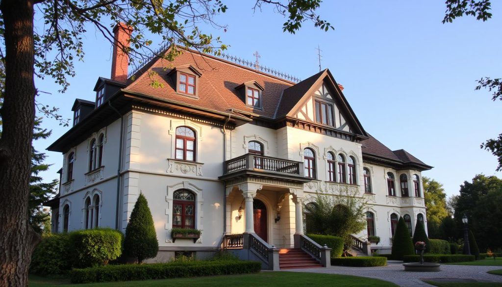 Готель Маєток Country Club - вид на фасад історичної будівлі