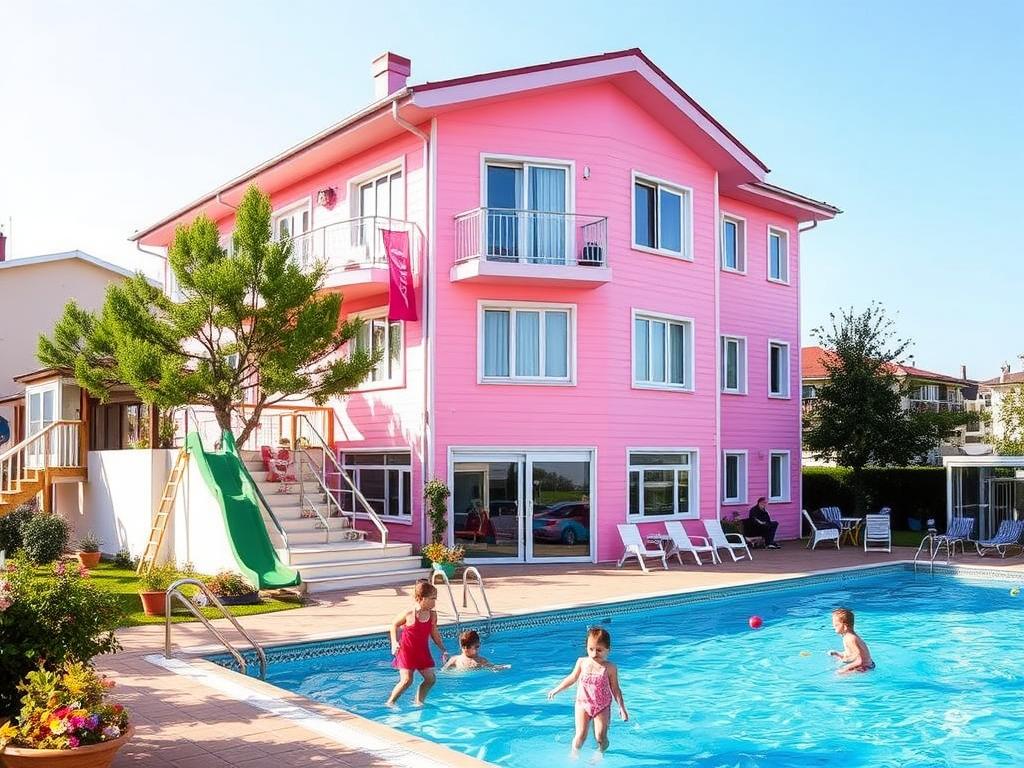 Готель Pink House в Затоці на Чорному морі