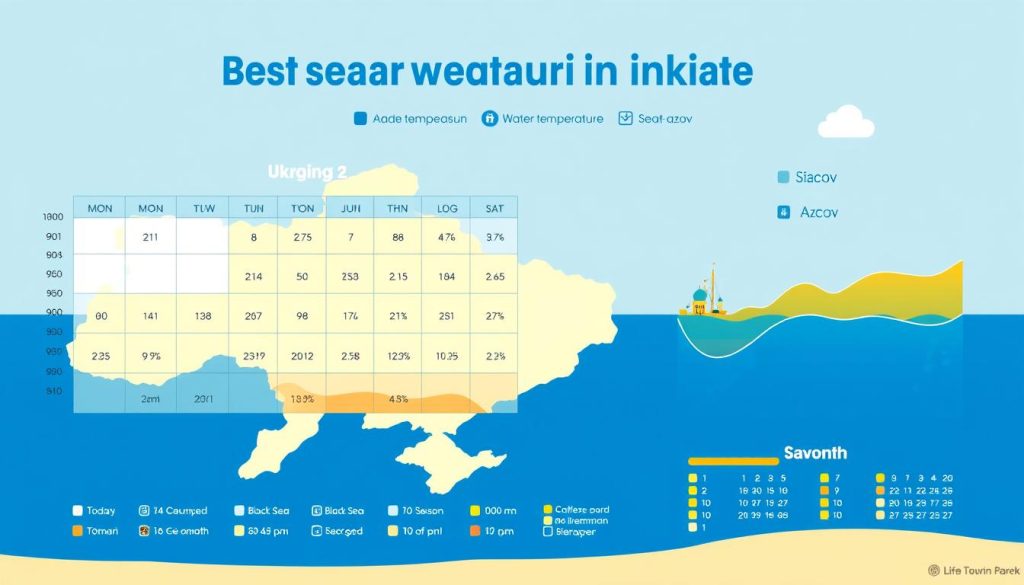 Календар сезонів відпочинку на морі в Україні