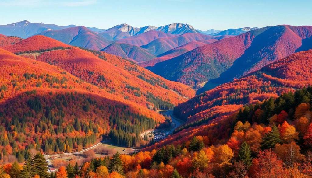 Карпати восени, курорти Західної України