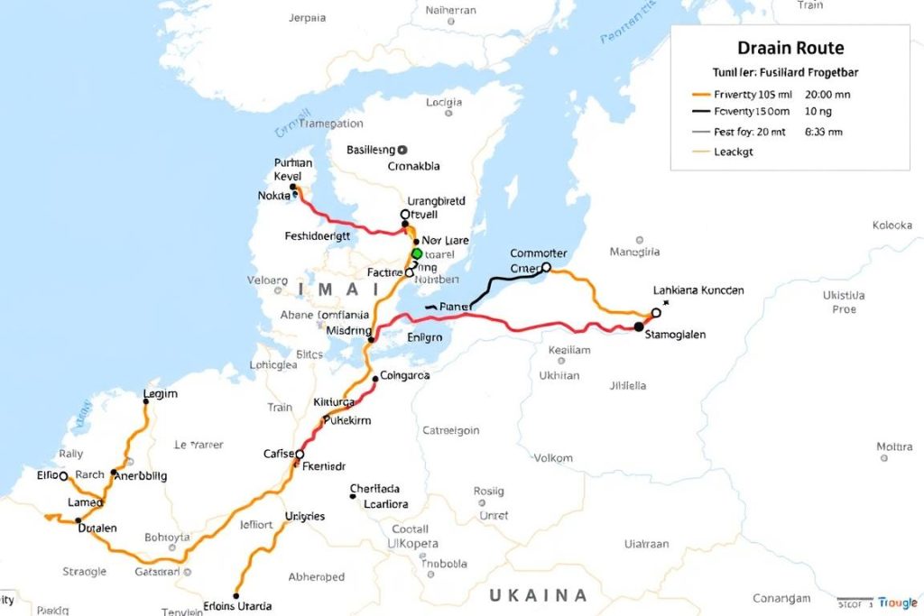 Карта маршрутів до Драгобрату з основних міст України