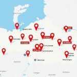 Карта расположения топ 30 мотелей в Киевской области