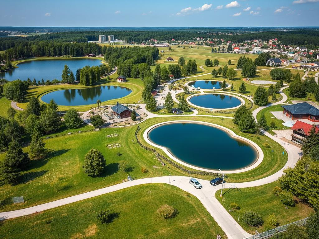 Корса відпочинковий комплекс з зарядною станцією для електромобілів
