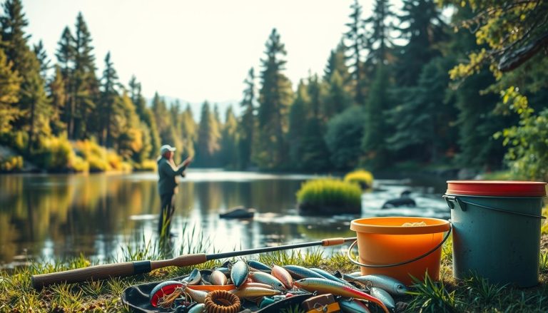 ловля рыбы в пресной воде