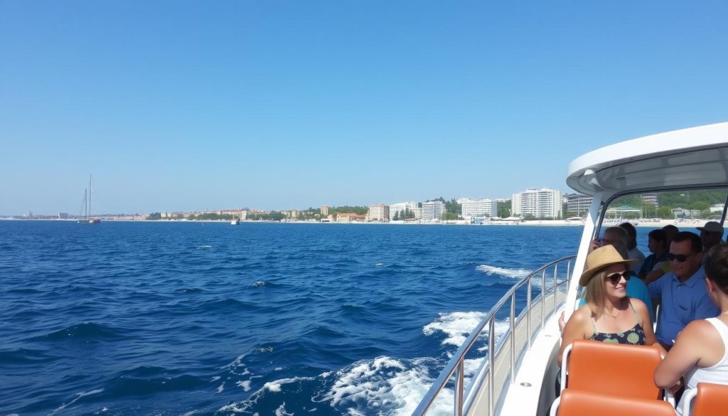 Морская прогулка на катере вдоль побережья Одессы