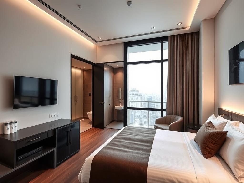 Номер у готелі IQ Hotel - внутрішній вигляд