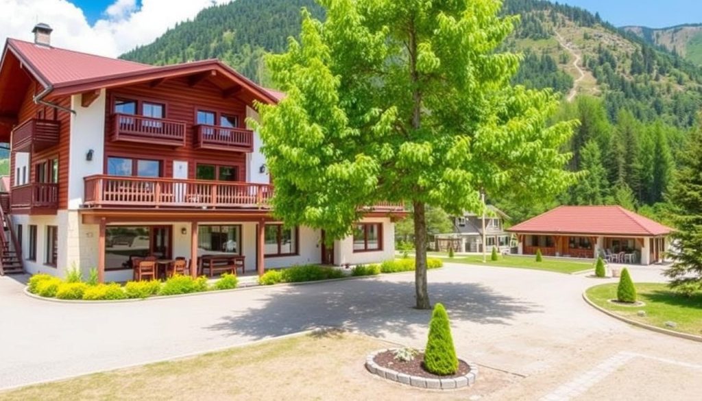 Отель Краєвид в Яремче с панорамным видом на горы