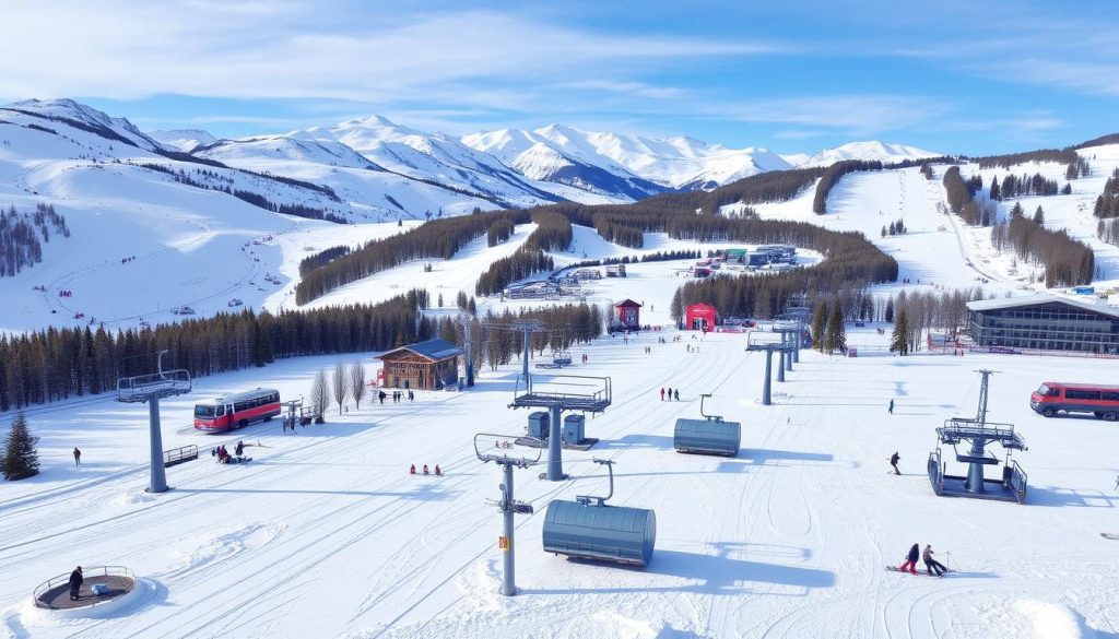 Подъемники и трассы курорта Драгобрат