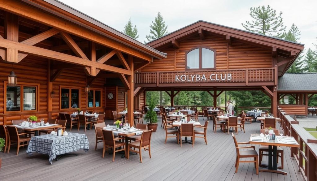 Ресторан комплексу KOLYBA CLUB з терасою