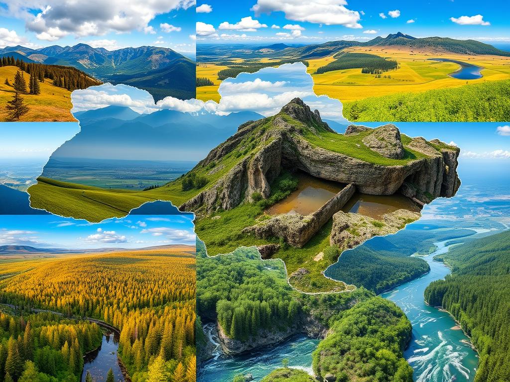 Різноманітні ландшафти України, тури по Україні