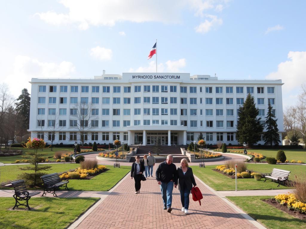 Санаторій «Миргород» - головний корпус та територія відпочинку