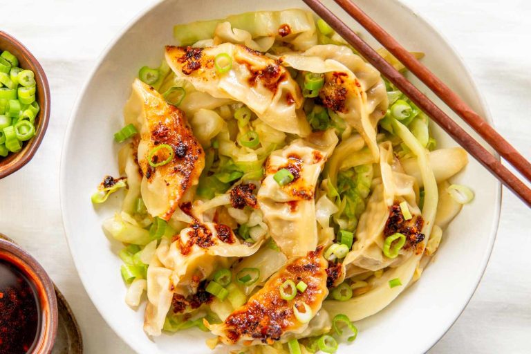 Рецепт капусты Gyoza (4 ингредиента, 20 минут)