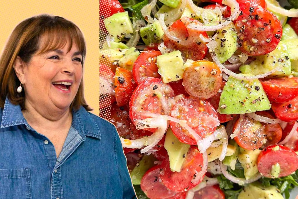 Томатный салат из 5-ингредиента INA Garten-мой любимый-это так вкусно