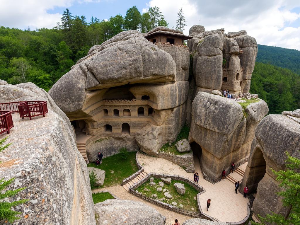 Скалы Довбуша - исторический памятник в Карпатах