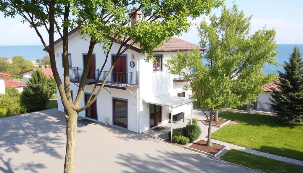 Современный мини-отель в Санжейке с видом на море