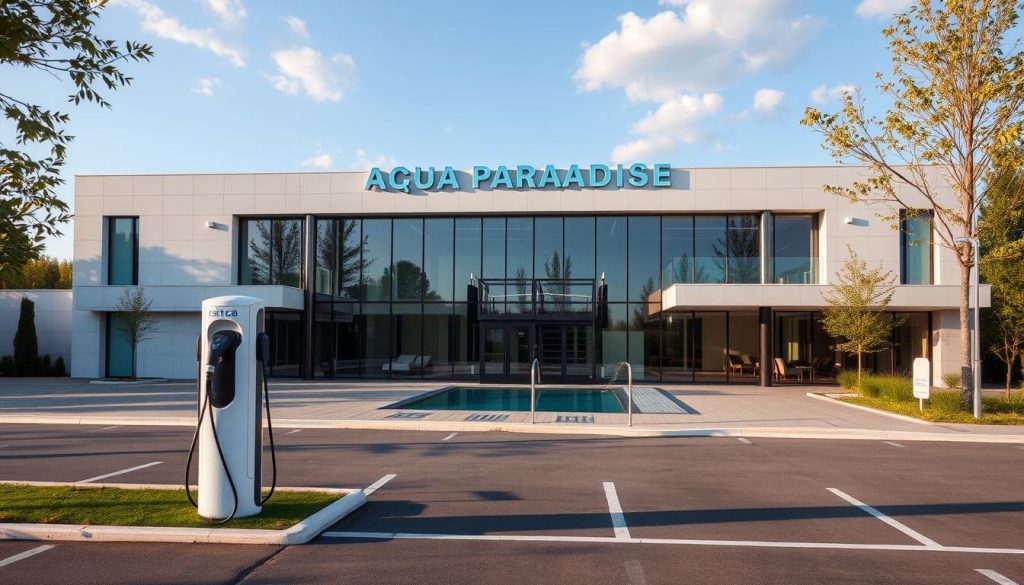 Spa-центр Aqua Paradise з зарядкою для електромобілів в Одесі