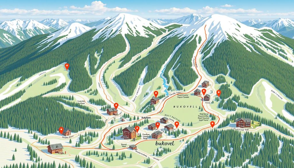 буковель карты