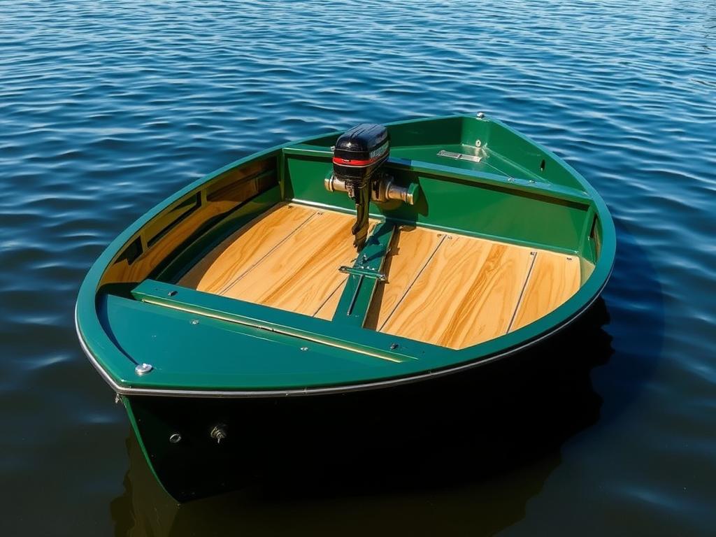 Килевий човен Kolibri KM-450DSL темно-зеленого кольору